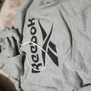 Mens Reebok Gray Hoodie Size Small